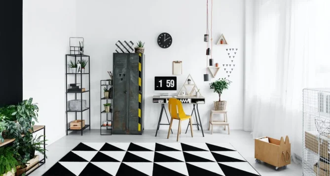 Interior moderno industrial